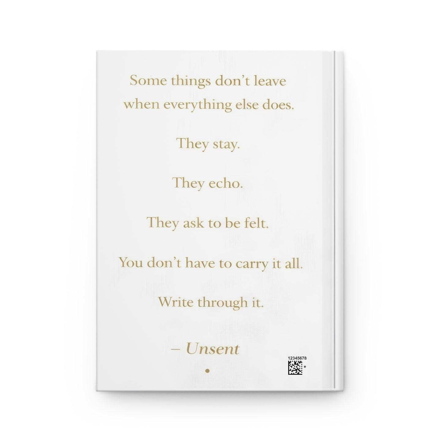 Letters I'll Never Send Hardcover Journal — Love & Loss